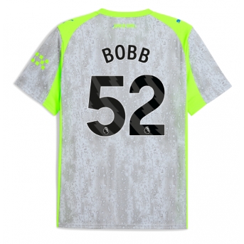 Billige Fotballdrakt Manchester City Oscar Bobb #52 Replika Tredjedrakt 2025-26 Kortermet
